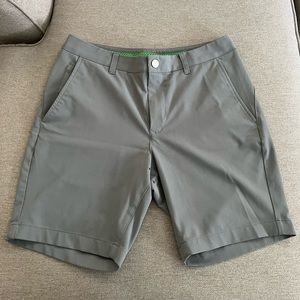 Bonobos Men’s Highland golf shorts size 32, 8inch inseam grey